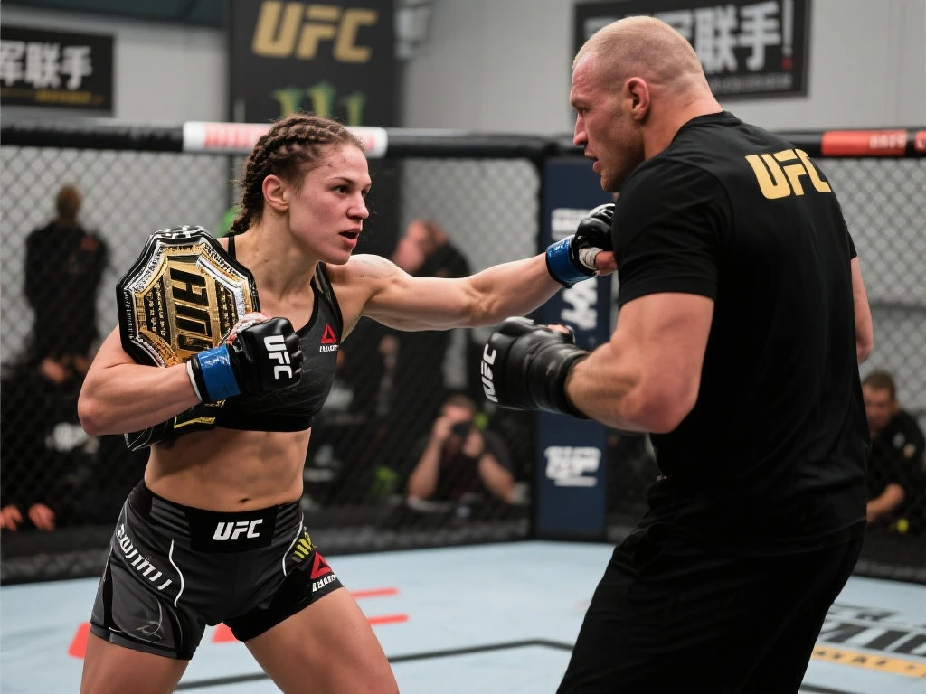 乔安娜鼎力支持舍甫琴科，备战UFC315迎战菲奥罗特