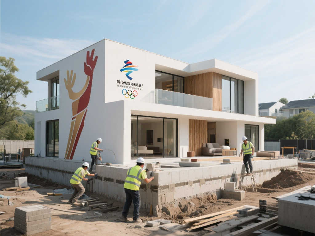 施工方自豪承建奥运冠军住宅：承诺精雕细琢